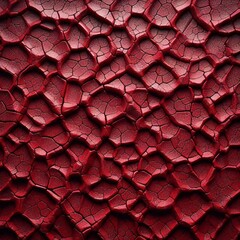 Detailed red cracked surface texture