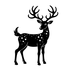 deer silhouette vector