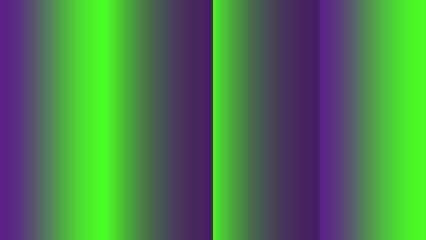 Vertical gradient stripes in lime green and purple