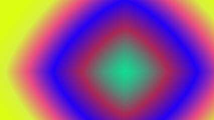 Vibrant, swirling gradient in a diamond shape
