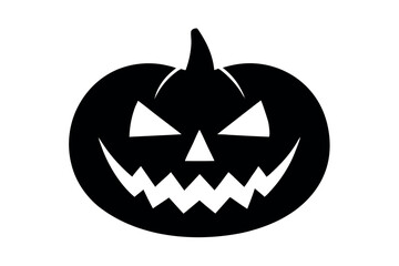 halloween pumpkin isolated on white