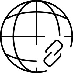 Share by Planet Outline Picture for Graphic and Web Design, Apps, Adverts, Various Cards