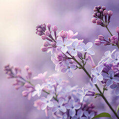 original flower background using lilac color palet