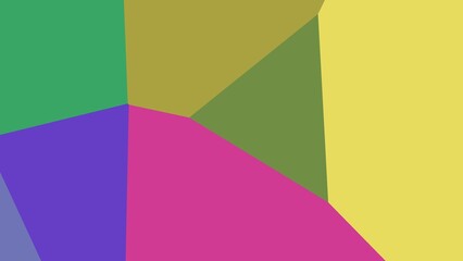 Abstract geometric art with muted color palette