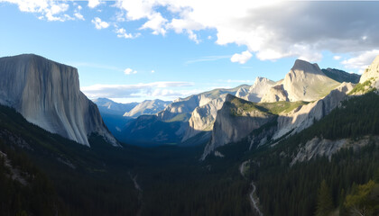 atemberaubende Berge im Yosemite Nationalpark