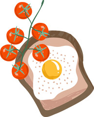 Italian food Meal   illustration