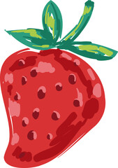 Mediterranean fruits. Hand-drawn vintage doodle