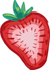 Mediterranean fruits. Hand-drawn vintage doodle