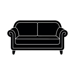 sofa or couch line icon