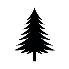 Fototapeta premium tree icon fir symbol vector illustration