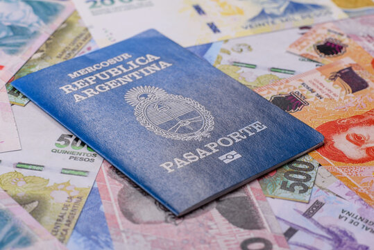 Argentine passport for travelling, flying and doing business