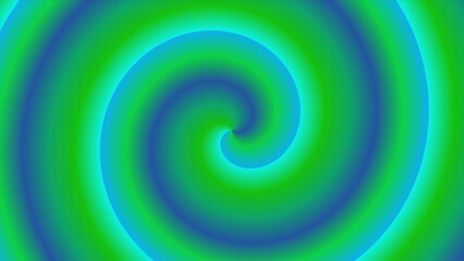 Hypnotic spiral of vibrant green and blue hues (6)