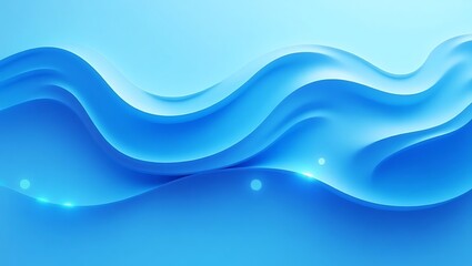 Abstract blue wave background