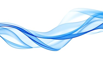 Abstract blue wave background