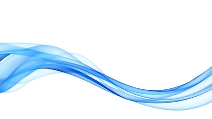 Abstract blue wave background