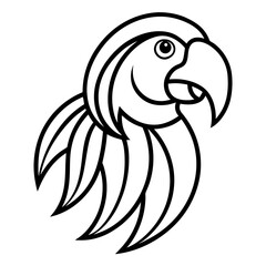 Naklejka premium eagle head mascot