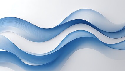 Abstract blue wave background