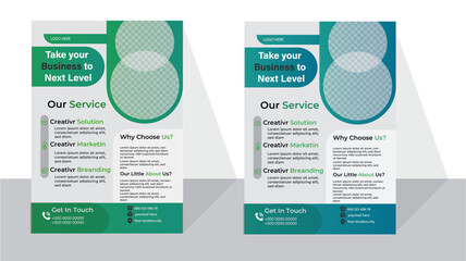 Corporate creative colorful business flyer template design set, abstract business flyer, vector template design or business poster template design Business Flyer Corporate Flyer Template Geometric,