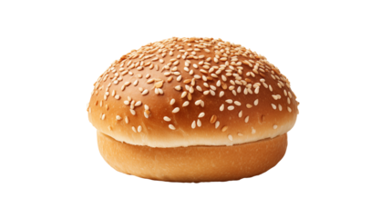 Delicious Sesame Seed Burger Bun Ready for Grilling Perfect for Restaurant Menus or Food Blogs