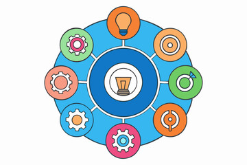 social network concept with speech bubbles