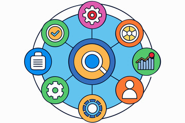 social network concept with speech bubbles