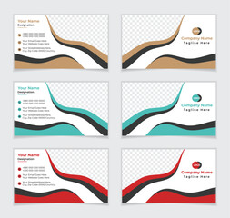 Golden Business Card Design Layout Or Card Design Template For Print