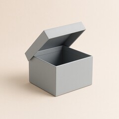 open cardboard box