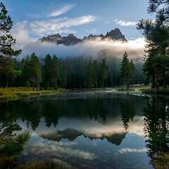 lake in the mountains