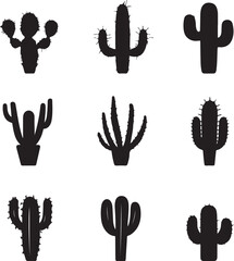 set of cactus