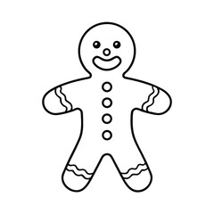 christmas gingerbread man