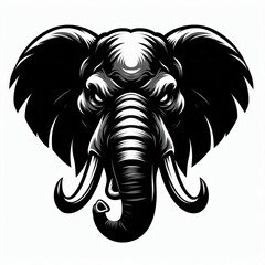 Obraz premium elephant silhouette