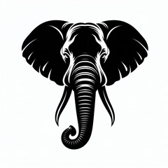 Obraz premium elephant silhouette