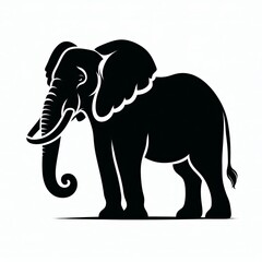 Obraz premium elephant silhouette