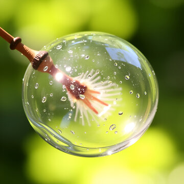 Burbuja transparente