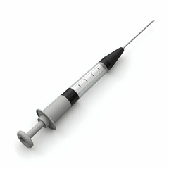 Syringe 3D Icon Isolated on White Background Highlighting Medical Innovation  
