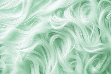 Obraz premium Cool mint green abstract background with soft swirling lines resembling gentle summer winds