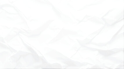 white crumpled paper background.