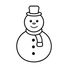 snowman with hat