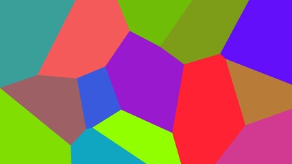 Abstract polygonal artwork with vibrant color palette (1)
