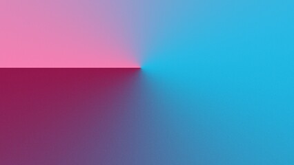 Obraz premium Abstract gradient artwork featuring pink, purple, and blue hues creating a visually striking, two-toned effect