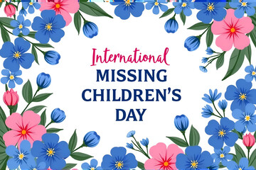 International Missing Children’s Day – Awareness, Hope, and Protection for Lost Kids Concept Art

