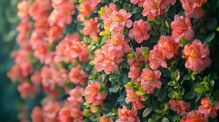 Bright Coral Flowers