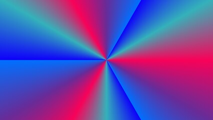 Vibrant radial gradient in blues and reds
