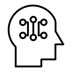 AI vector icon