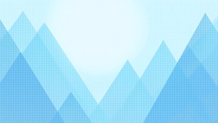 Abstract geometric background with overlapping translucent angular shapes in various shades of blue