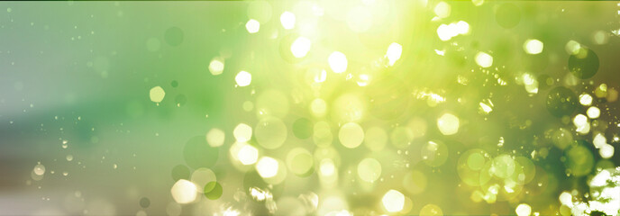 lichter bokeh sonne partikel natur abstrakt kreise grün verlauf hintergrund landschaft frühling sommer modulation unscharf banner