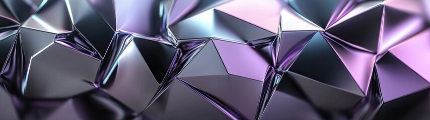 Abstract Geometric Metallic Background