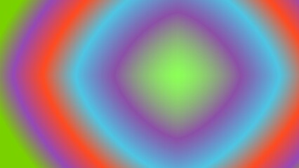 Obraz premium Vibrant concentric circles of blended colors creating a hypnotic effect
