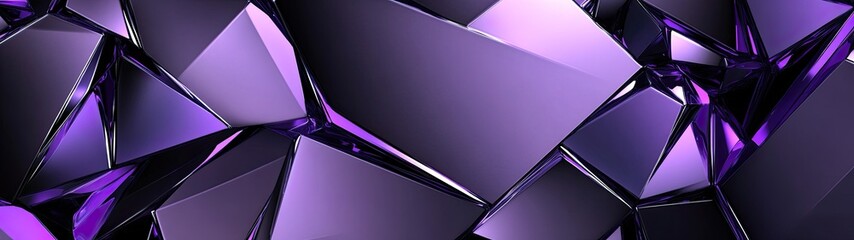 Abstract Purple Crystal Fragments Background