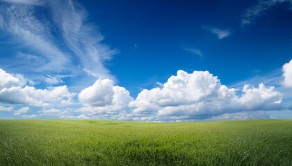 Obraz premium beautiful nature blue sky and white cloud